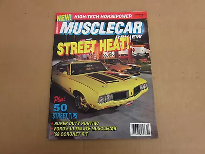 MUSCLE CAR REVIEW Magazine October 1990 Coronet RT Nova Duster 1968 1969 1970 • $6