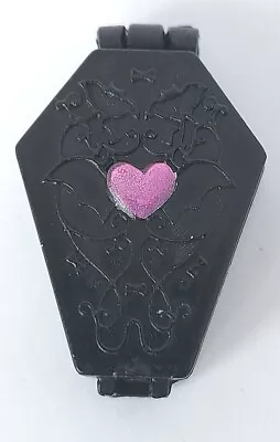 Monster High Doll Clothes Clawd Wolf Sweet 1600 Black Coffin Case Pink Heart • £2.99