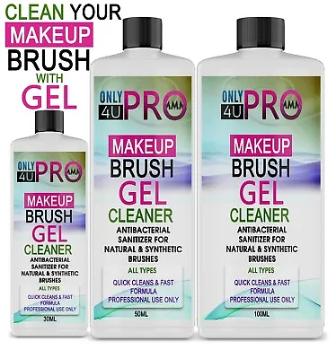 Makeup Brush Quick Dry Cleaner / Sterilizing Gel Liquid Uk Seller Fast Delivery • £3.49