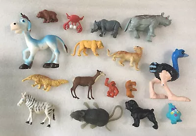 $8.89 • Buy Britains Ltd. & More Mixed Lot Of Rubber/Plastic Animals Anteater/Rhino/Zebra