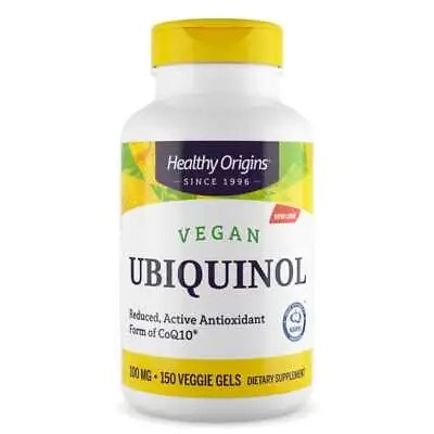 Healthy Origins Vegan Ubiquinol 100 Mg 150 Veg Sgels • $59.84