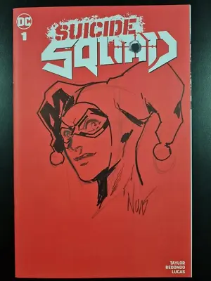 Suicide Squad #1 Exclusive Blank Variant With Harley Quinn Sketch By Eddie Nunez • $191.88