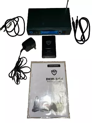 Used Nady DKW-3GT Guitar Wireless System For Parts Or Repair • $29.95