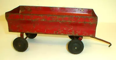 Vintage 1960's Ertl International Harvester Pressed Steel Flare Barge Wagon 1/16 • $8.50