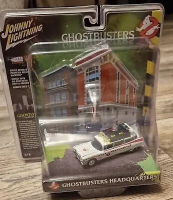 229. Johnny Lightning Ghostbusters Headquarters With Ecto 1a 1959 Cadillac • £28