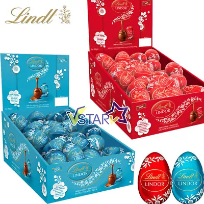 Lindt Lindor Milk Chocolate 28g  & Salted Caramel Egg 28g Perfect Easter Gift • £12.99