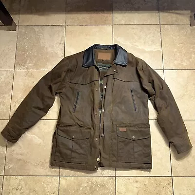 Outback Trading Company Oilskin Pathfinder Jacket Coat Men's Size M • $74.99