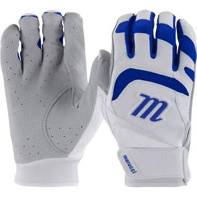 Marucci Signature Baseball Batting Gloves Mbgsgn3 Adult Large White Blue Nwt • $22.99