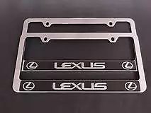 (2pcs) Lexus Halo Chrome Metal License Plate Frame • $20.99