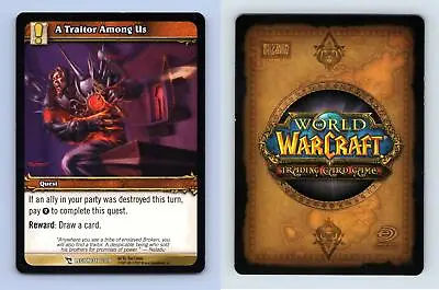 Traitor Among Us #317/319 March Of The Legion Common Warcraft 2007 TCG Card • $2.09