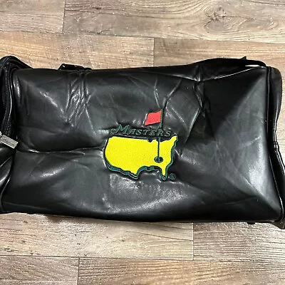 Masters Augusta National Golf Club Vintage HotZ Leather Duffle Luggage Carry Bag • $99.99