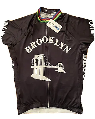 $35 • Buy Brooklyn Men’s Cycling Jersey Large New
