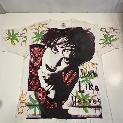 Vintage The Cure AOP All Over Print Revolictee Revolic Tee T-shirt Size XL 90s • $850