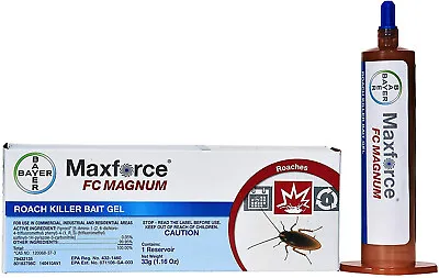 Bayer Maxforce FC Magnum Cockroach Gel Bait 4 Tubes • $45