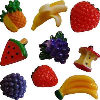 Fairy Garden / Dolls House Accessories - Miniature Fresh Fruit (10 Fruits) • £6.35