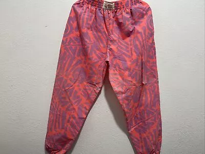 Vintage CYA C-YA In California USA Loud Pants Parachute Jogger Multicolor M • $25