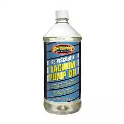 $10.49 • Buy Supercool V32 Vacuum Pump Oil, Synthetic, 32 Oz.