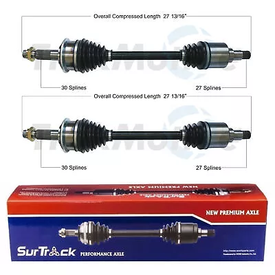 SurTrack Pair Set Of 2 Front CV Axle Shafts For Toyota Sequoia Tundra 4WD • $120.95