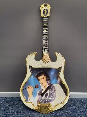 BRADFORD EXCHANGE ELVIS PRESLEY  The Pheonix  Guitar Wall Plaque  • $20.35