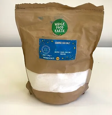 Whole Food Earth - Coarse Sea Salt 3 Kg • £2.99