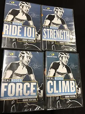 4 Vision Quest Coaching Real Rides DVDs: Ride 101Force Strength Climb Ventura • $0.99
