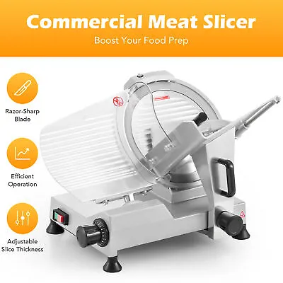 Commercial Meat Slicer Electric Slicer Machine For Deli Food Cheese Bread Veggie • $224.58