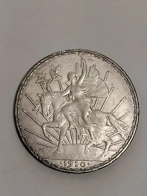 1910 Un Peso Caballito Silver Coin • $260