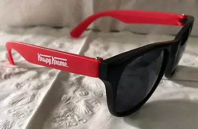 Krispy Kreme Sunglasses Black And Red Plastic UV Limited Edition Advertising New • $29.99