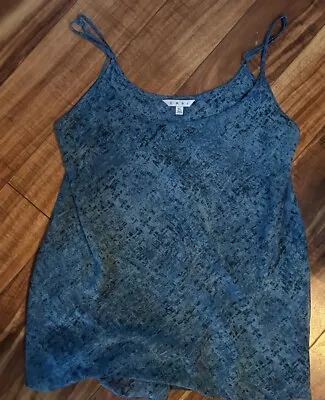 Cabi Womens Top XL Blue  Lightweight Lined Adjustable Straps Easy To Pack • $16