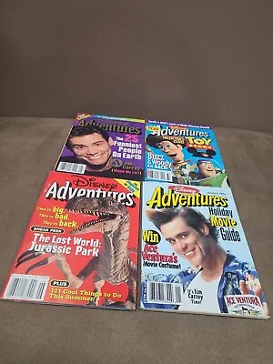 Lot Of 4 Disney Adventures Magazine Jan & Nov 96 ~May & June 97 ~ Carrey ~ Toy  • $10