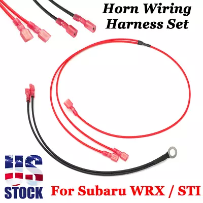 For Subaru Impreza Hella Horn Wiring Harness 2002-2014 WRX / STI Plug & Play US • $16.99