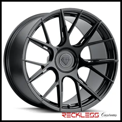 Blaque Diamond 19  Bd-f18 Black Concave Wheel Rims Fits Benz C117 Cla250 Cla45 • $2060