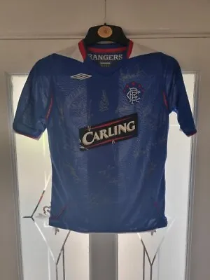 £95 • Buy Rangers Official Signed Shirt