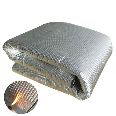 Car Engine Firewall Mat Heat Shield  Sound Insulation PE Foam 10mm Self-adhesive • $46.89