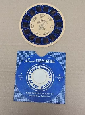 VINTAGE VIEW MASTER REEL BLUE RING / Grand Canyon / # 31 • $8.80