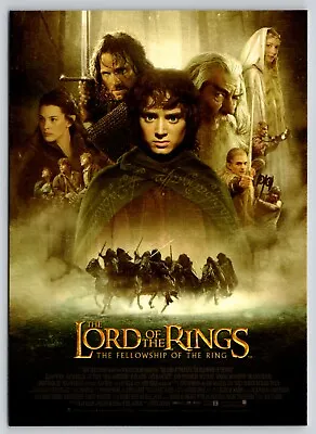 Postcard Lord Of The Rings Fellowship Of The Ring Middle Earth Movie Advertising • $5.99