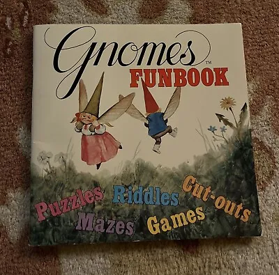 Gnomes Funbook By Rien Poortvliet & Wil Huygen Vintage 1976 • $8.85