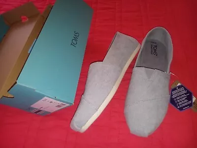 Toms Classic Alpargata  Canvas Womens Shoes Size 9.5 NIB Shadow Micro Cord. • $32.99