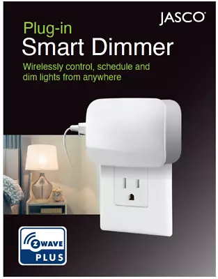 Jasco Z-Wave Plus Plug-In Smart Dimmer (28166) • $28
