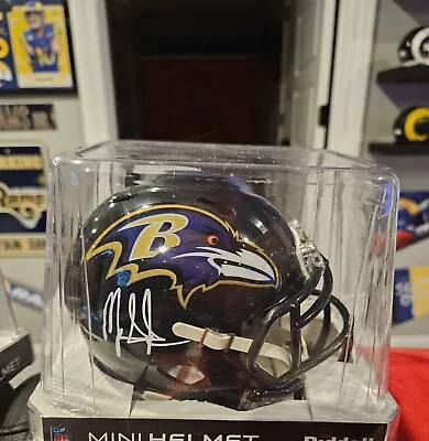 Mark Ingram Autograph Mini Helmet Baltimore Ravens Becket COA • $60