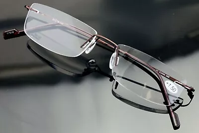 Rimless Lightweight Slim Sleek Low Profile Reading Glasses - Modern Readers • $12.95