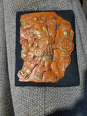 $50 • Buy Tezcatlipoca Aztec God Plaque- Mexico- Mesoamerican Art