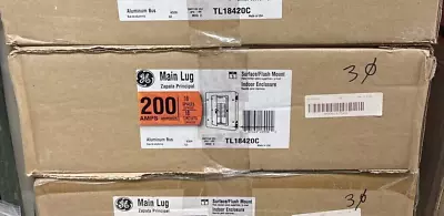 GE PowerMark 18 Space 3 Phase 200A Circuit Breaker Load Center TL18420C 208Y/120 • $250