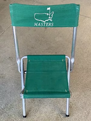 Vintage Masters Golf Tournament Aluminum Folding Spectator Chair • $45.99