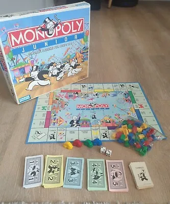 1990 Vintage Monopoly Junior Game By Parker Brothers Complete • $24.99