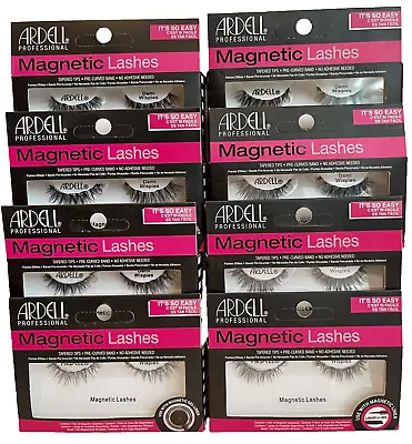 8 Pairs Ardell Professional Magnetic Lashes DEMI WISPIES Tapered Tips Pre-Curved • $28.79