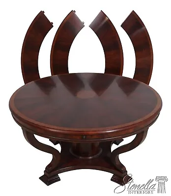 L59941EC: JONATHAN CHARLES Round Mahogany Dining Room Table • $5795