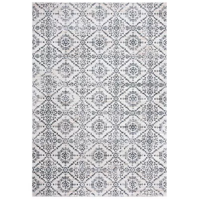 SAFAVIEH Martha Stewart Isabella MSR0953F Cream/Grey Rug • $50.99