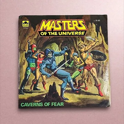 1983 Golden Books Masters Of The Universe MOTU “Caverns Of Fear” Book • $11.93