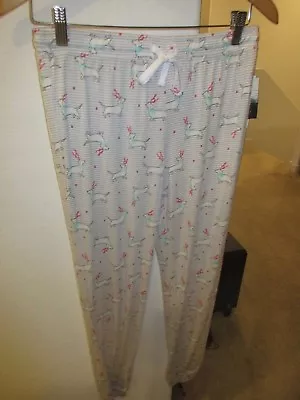 Dachshund Dog Reindeer Pajamas Holiday Pants - (XS-S-M-L) Christmas NEW • $22